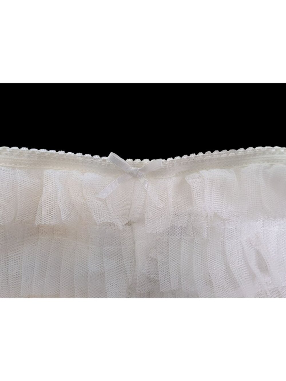 Kimchi Blue Tiered Tulle Lace Bloomer Shorts XL Coquette Boho - Picture 7 of 15